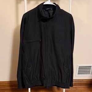 Mercedes-Benz black windbreaker jacket -size XL